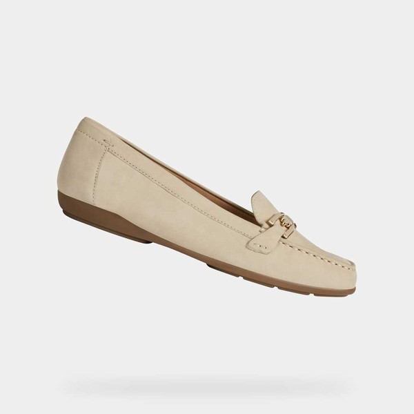Geox Respira Light Taupe Womens Loafers SS20.4DV482
